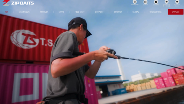 ZIPBAITS（ジップベイツ） 様　ホームページ制作